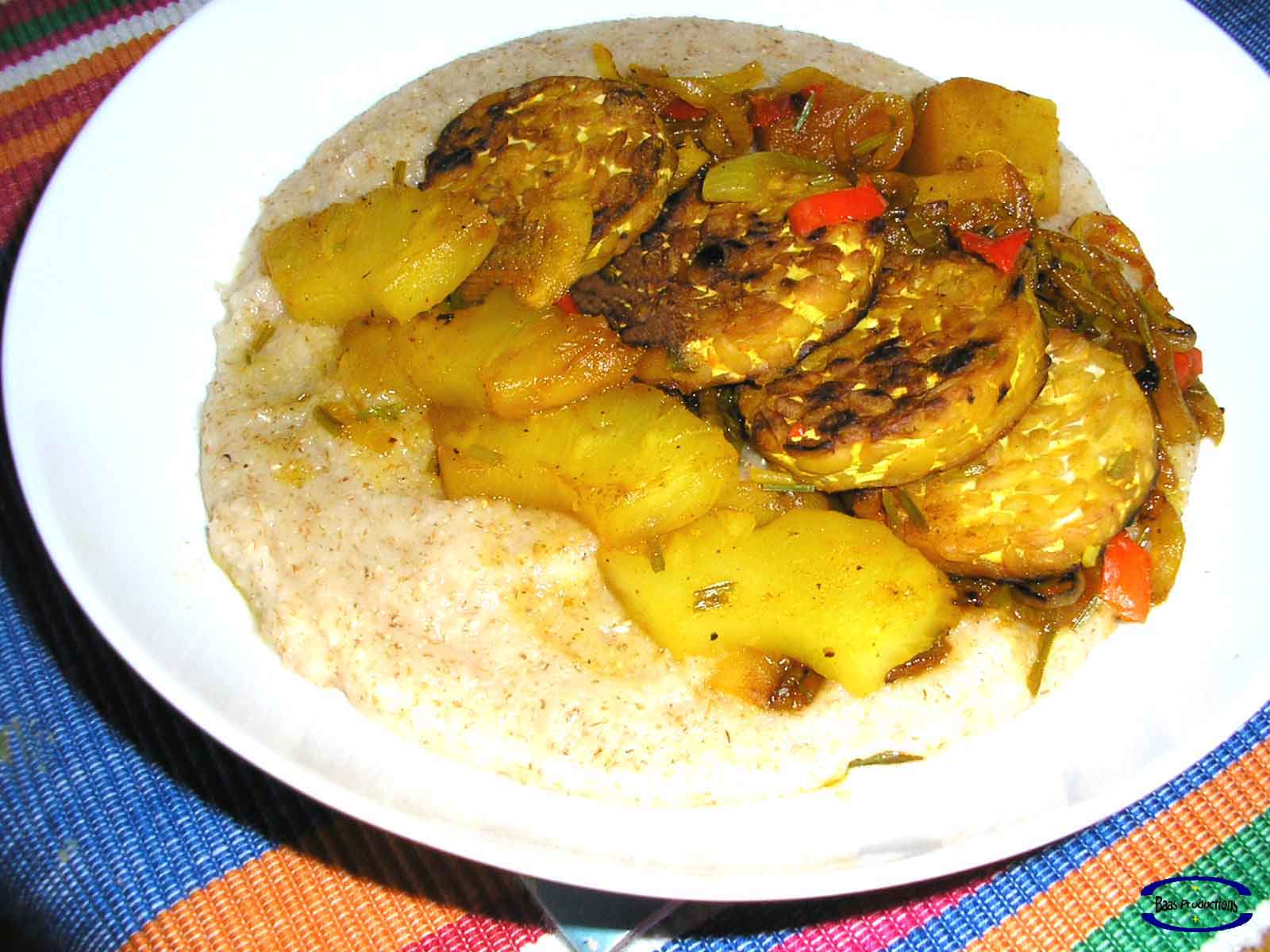 Guisado de Tempeh, Pia y Griss